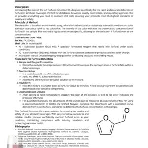 Furfural Detection Kit